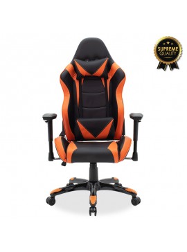 Καρέκλα γραφείου Russel-Gaming SUPREME QUALITY pu μαύρο-πορτοκαλί 095-000011