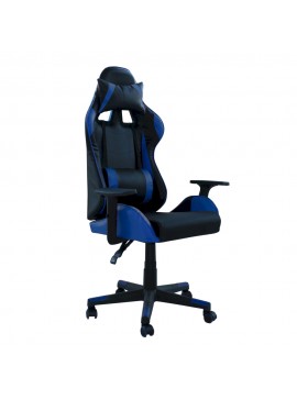 Καρέκλα γραφείου MASSA gaming klikareto απο pu χρώμα μαύρο-μπλε 70x71x123/133 100-02234